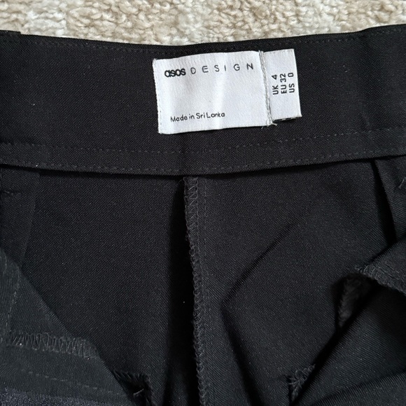 ASOS Wide leg, high rise pants black - Picture 5 of 5